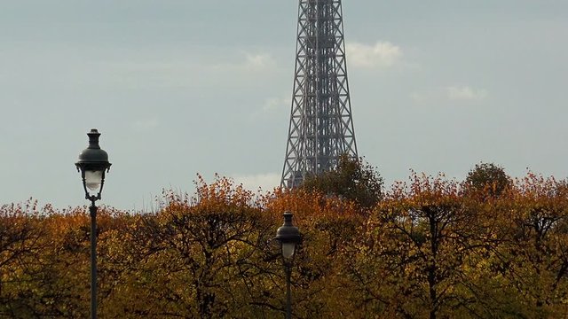 The Eiffel Tower in Paris. France.