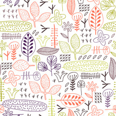vector floral seamless pattern