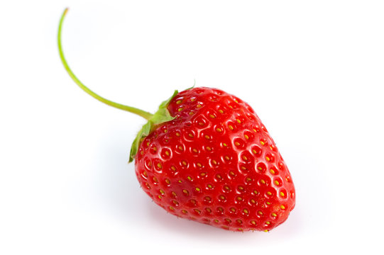 Strawberries isolated on white background