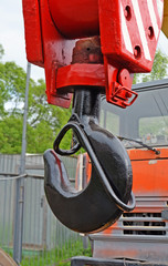 Truck crane hook
