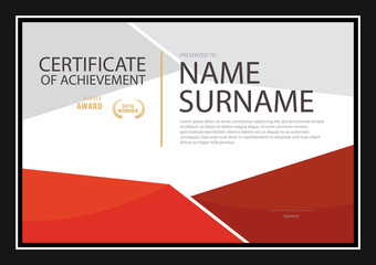certificate template,diploma layout,A4 size ,vector