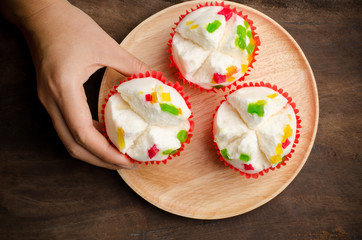 Steamed cupcake,dessert for Chinese new year