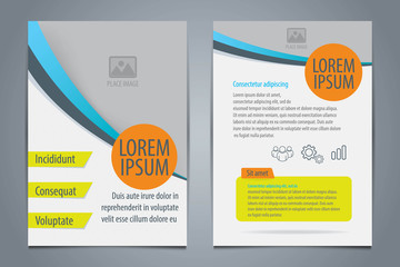 Vector illustration for brochure template design ,flyer,booklet