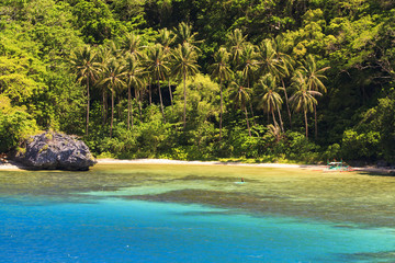 Landscape of El Nido. Palawan island. Philippines.