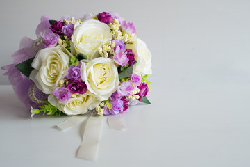 bouquet of artificial flowers