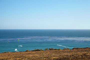 Kitesurfing in Malibu