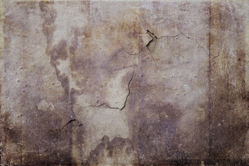 Detail of grunge weathered cement wall with cracks