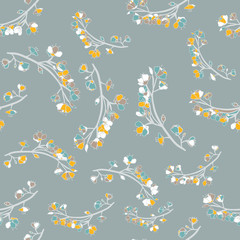 Seamless tiny floral pattern