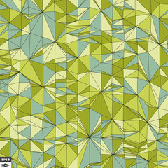Mosaic. Abstract Background. Polygonal Vector Illustration. 
