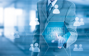 Human resources, CRM. Concept personnel management.