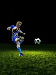 Naklejka premium Football.