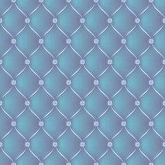 Fototapeta premium Abstract upholstery on a blue background.