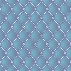 Abstract upholstery on a blue background.