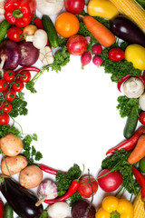 Circle of vegetables