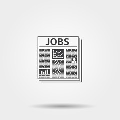 Jobs newspaper icon