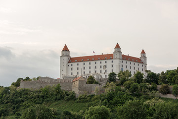 Fototapeta na wymiar Bratislava castle closeup