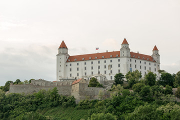 Fototapeta na wymiar Bratislava castle closeup