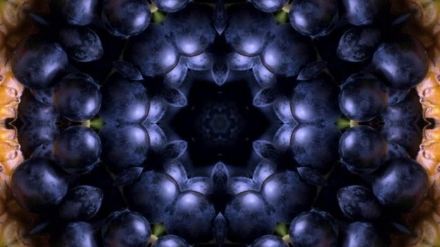 万華鏡.フルーツ.カラフル.4k
