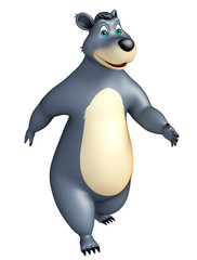 cute funny Bear cartoon character