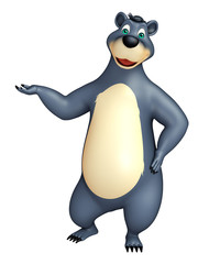 cute funny Bear cartoon character
