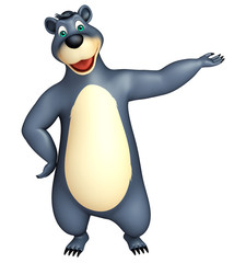 cute funny Bear cartoon character