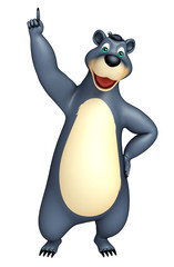 cute funny Bear cartoon character