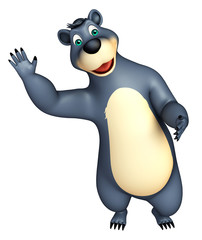 cute funny Bear cartoon character