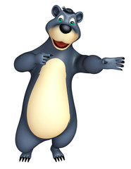 cute funny Bear cartoon character
