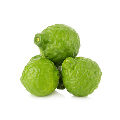 Bergamot fruit on a white background