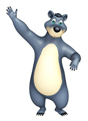 cute funny Bear cartoon character