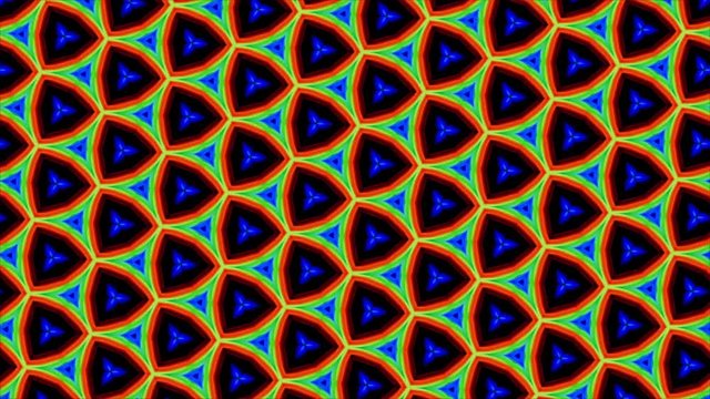 Fondo Geometrico con Formas de Colores en Movimiento