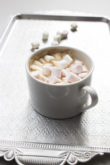 Mug of cocoa with marshmallows Marshmallow