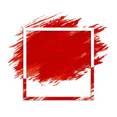 Grunge frame on stroke