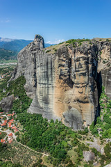 Rock cliffs (60 million years old). Meteora, Kalambaka. Greece.