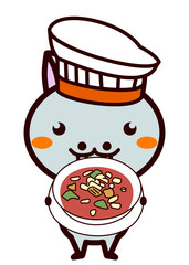 イタリア料理と動物シリーズ