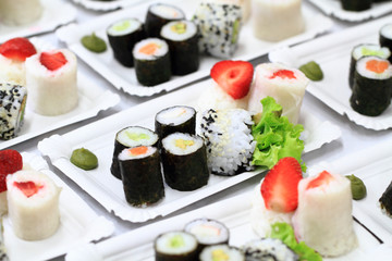 sushi food background