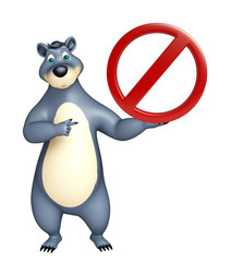 Bear cartoon character