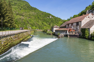 Fototapeta premium Barrage sur la Loue