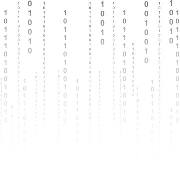 Flat binary code screen listing table cypher