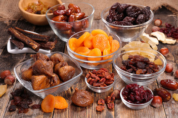 assorted dried fruit