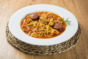 Callos en plato