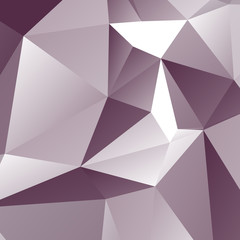 Obraz premium Low poly triangulated background. Purple shades. Vector illustration.