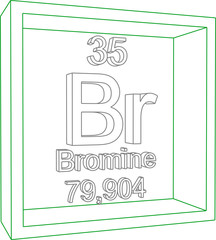 Periodic Table of Elements - Bromine