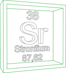 Periodic Table of Elements - Strontium