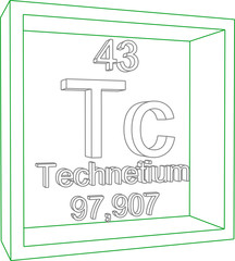 Periodic Table of Elements - Technetium