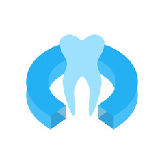 Dental Orthodontist Vector Icon Logo