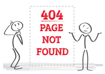 404 page not found - Illustration