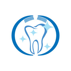Obraz premium Dental Logo Icon Vector