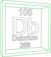 Periodic Table of Elements - Dubnium