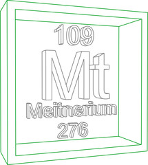 Periodic Table of Elements - Meitnerium